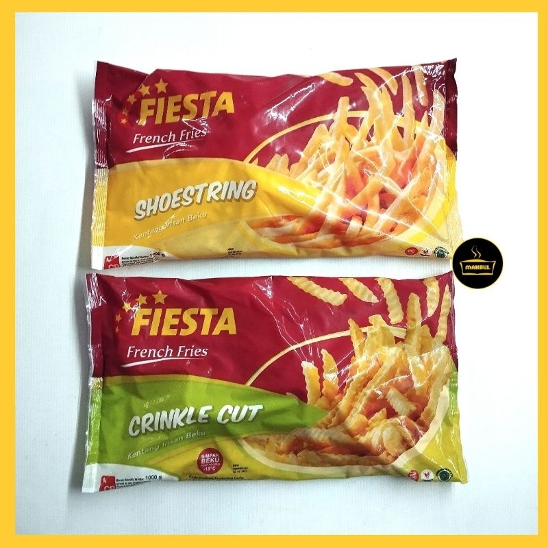 

Fiesta Shoestring Crinkle Kentang Goreng 1kg