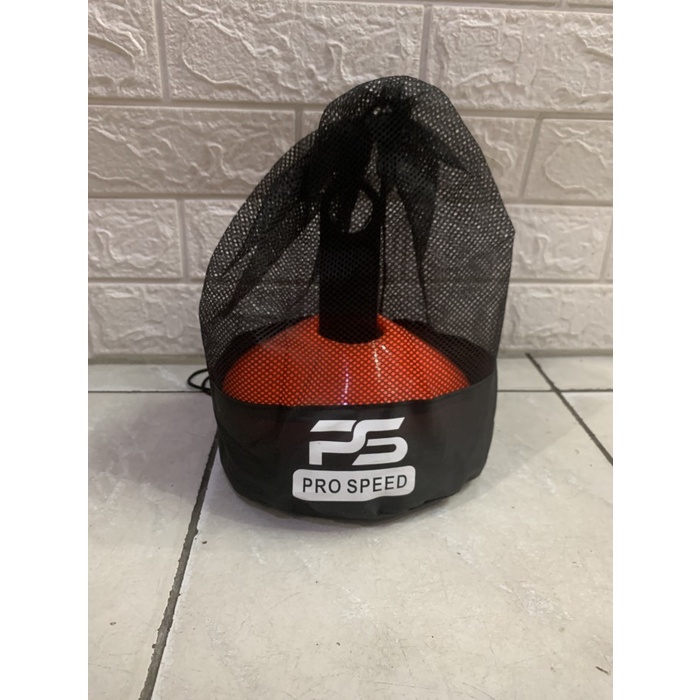 Cone Mangkuk Pro Speed Alat Olahraga Latihan Kun Mangkok Cones Marker Sport Speeds Isi 50 Bonus Tas
