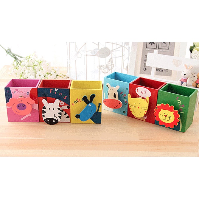 

ATKJaya- Kotak Pensil Kayu Motif Binatang