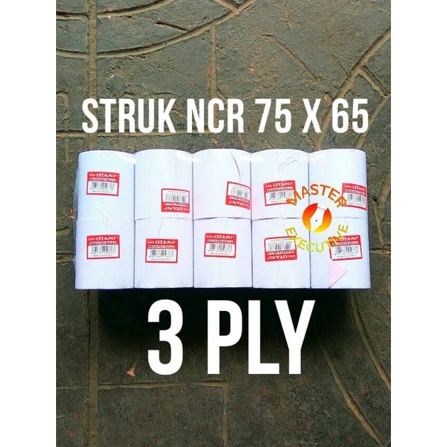 

ATKJaya- Otani 75 x 65 x 3 Ply Kertas Struk Kasir / Rangkap Putih-Mrh-Kng POS