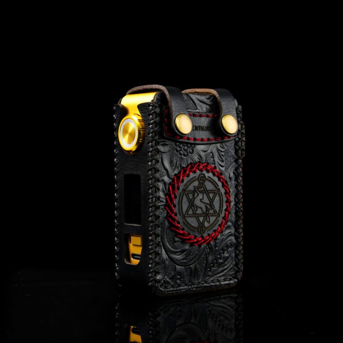 

ATKJaya- Genuine Leather Sleeve Case Centaurus M200 Belt Clip Batik Series