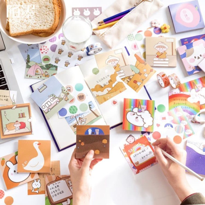 

ATKJaya- Cute Formula Memopad and Stickers Set / Sticker Unik / Sticker Lucu
