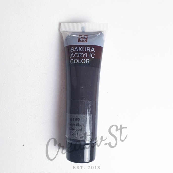 

ATKJaya- Acrylic Sakura 20 ml Paint Acrylic Colour Part 2 Brown Black White Gol