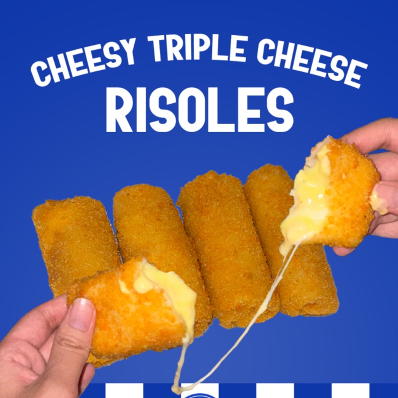 

MUCHACHO Cheesy Triple Cheese Risoles [Isi 4] - Frozen