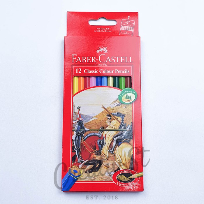 

ATKJaya- Pensil Warna 12 Faber castell Panjang Classic