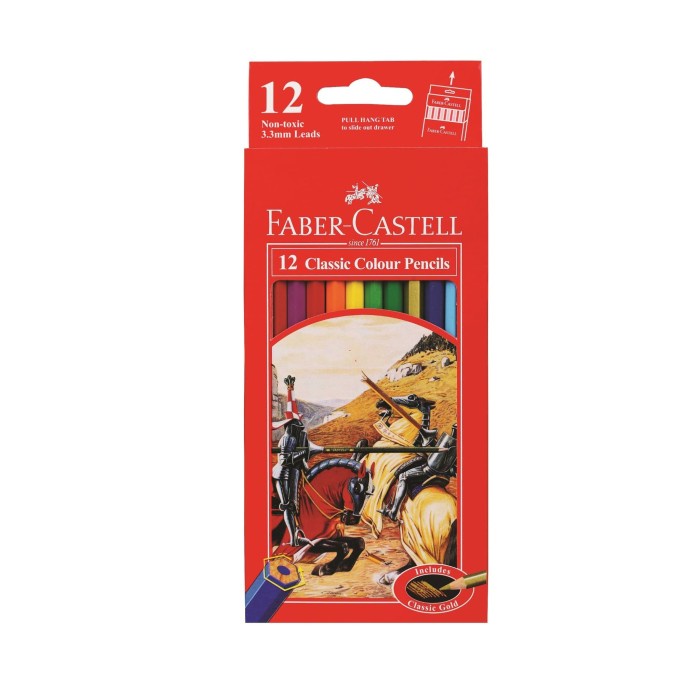 

ATKJaya- Faber Castell Pensil Warna Classic 12 Panjang Murah