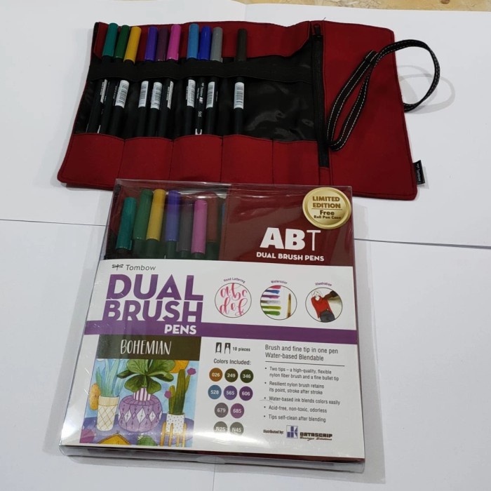 

TOMBOW DUAL BRUSH PEN SET 10 COLOUR LIMITED EDITION