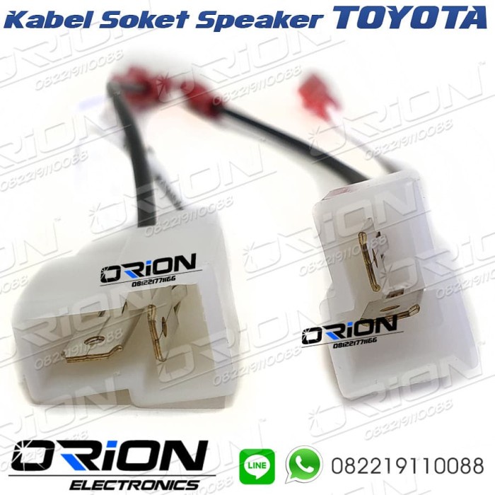 JAYAmart- Kabel Soket Speaker Toyota Soket Toyota