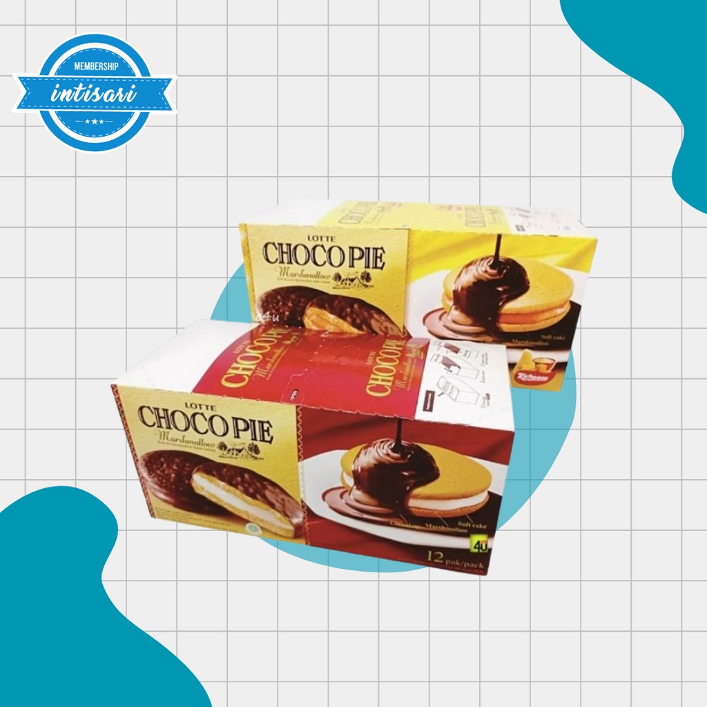 

Lotte Choco Pie Richeese 28gr Isi 12 pcs (pak)