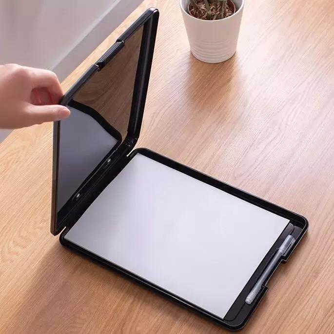 

[tmr] - Triple W Papan Ujian Jalan Tulis Clip 2 in 1 Clipboard + Storage Alas Organizer Kantor