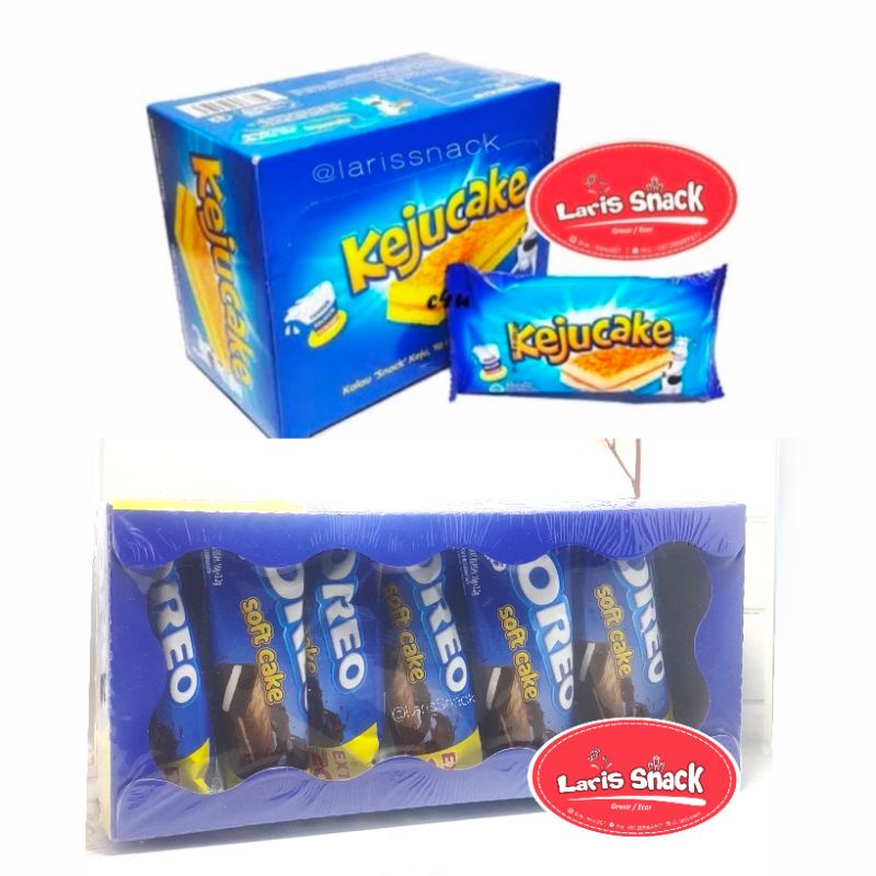 

Oreo Soft Cake / Kraft Keju Cake Box (Isi 12)