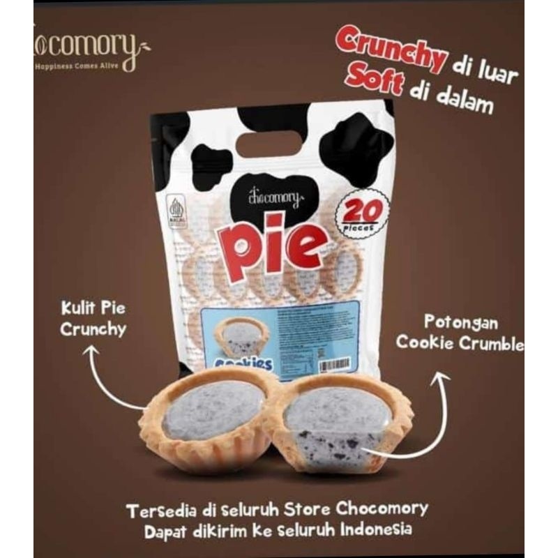 

Pie chocomory isi 20