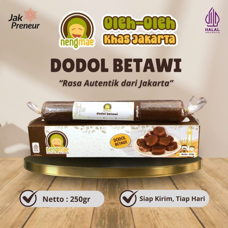 

Dodol Betawi Original 250g - Oleh Oleh Khas Jakarta Neng Mae