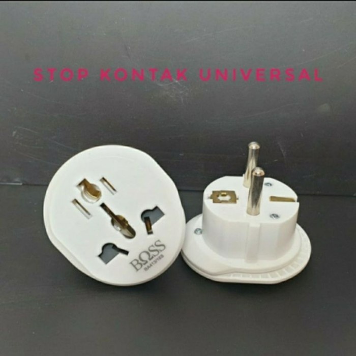 / Over steker Universal Sambungan Colokan Kaki 3 Adapter 16A