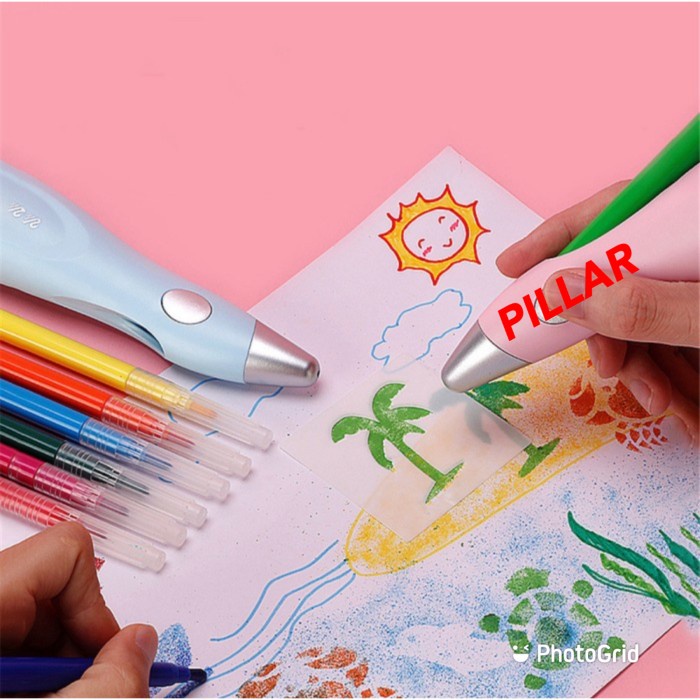 

AIR BRUSH KID ELECTRIC PEN TENWIN (SPIDOL) STENSILS