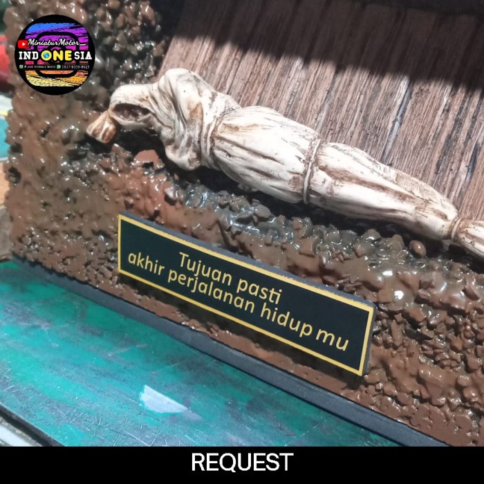 Sale Terbatas Miniatur Makam / Miniatur Kuburan Pengingat Diri - Ukuran Jumbo Handmade Aman