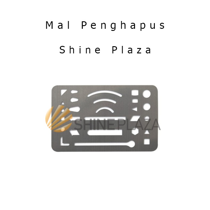 

IK! Mal Cetakan Penghapus Untuk Teknik Arsitek - Eraser Shield Erasing Template