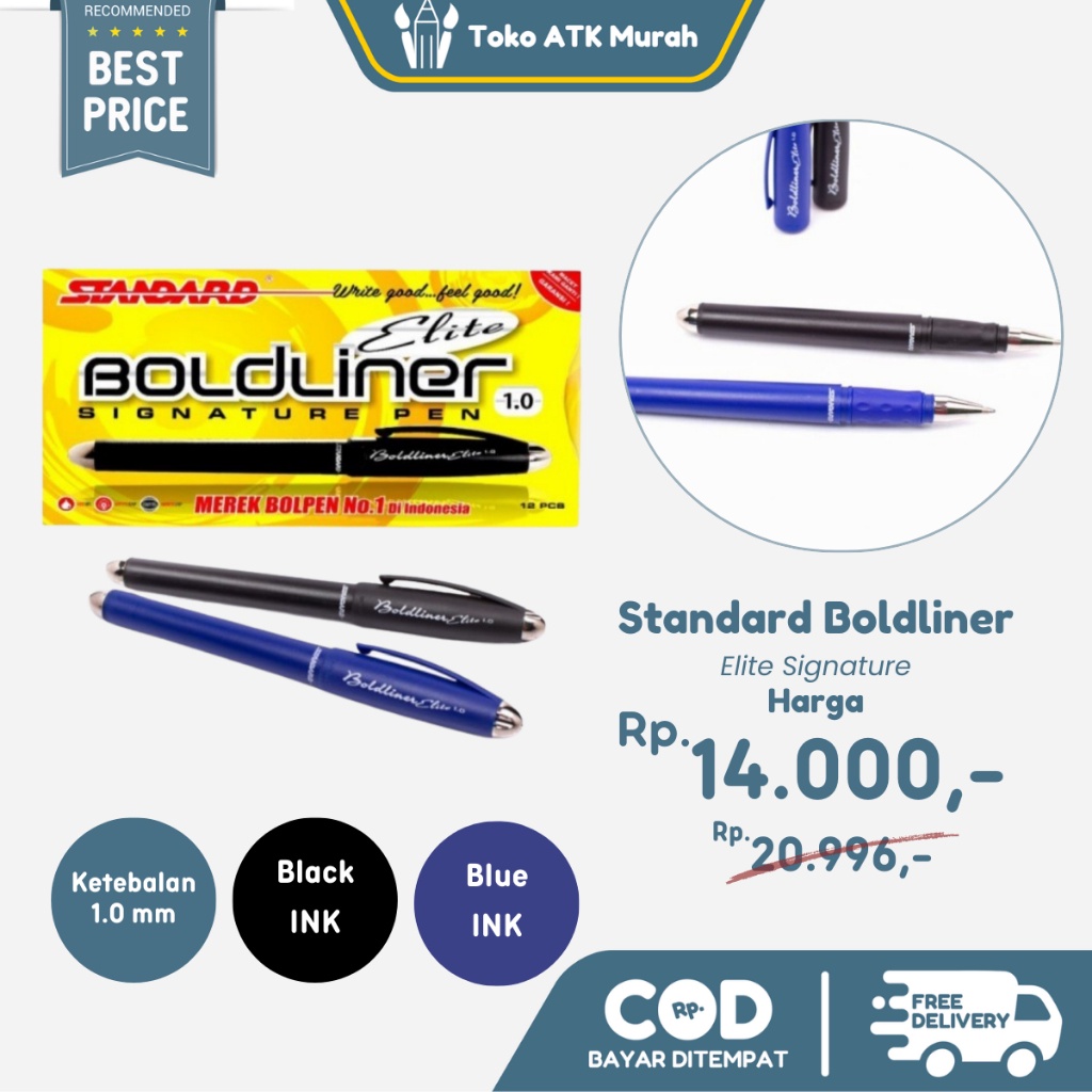 

IK! Pulpen Standard Boldr Elite Snature Pen