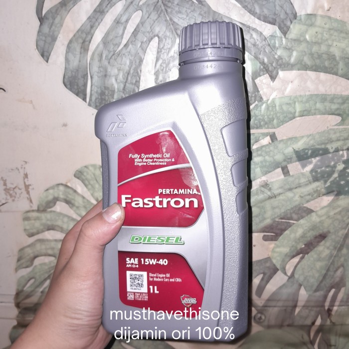 JAYAmart- Fastron diesel 15w40 pertamina 1L kemasan baru ori