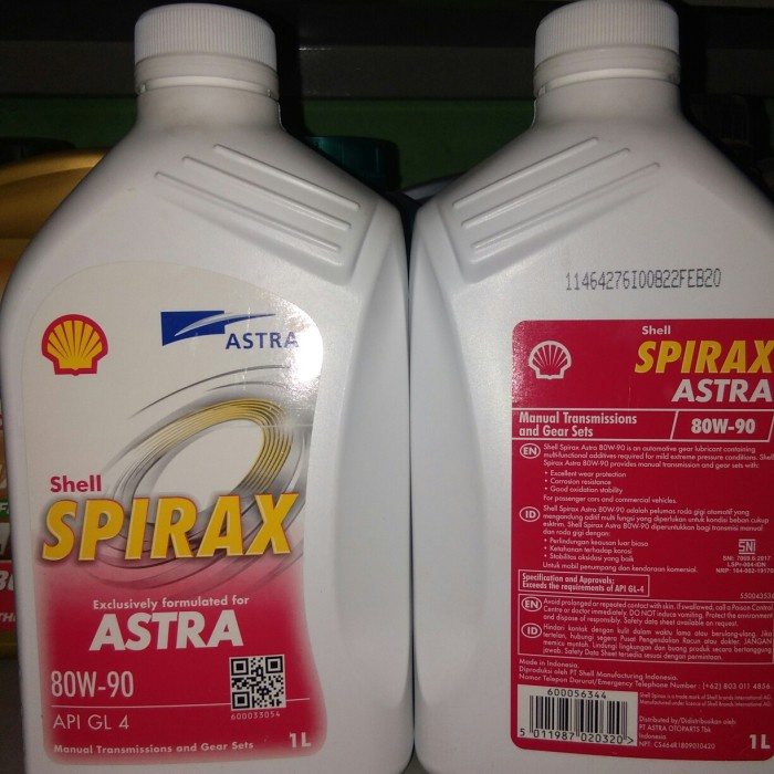 JAYAmart- Shell spirax astra GL 4 80w90 untuk transmisi manual dan gardan