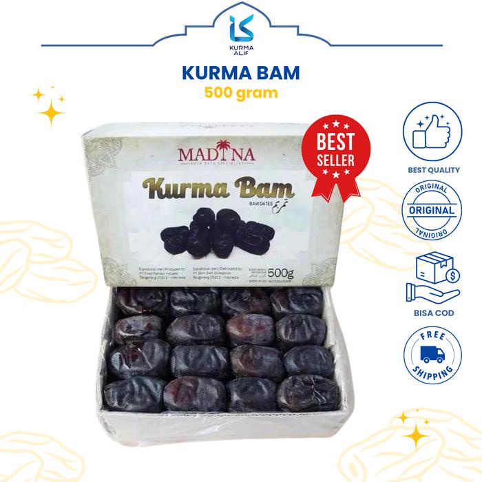 

Kurma Bam Anggur Jumbo 500 gr Manis Lembut