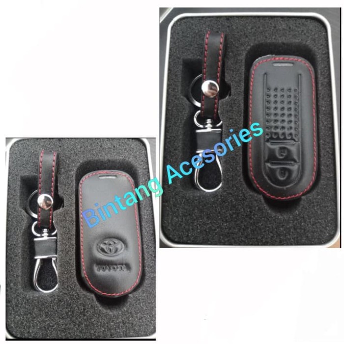 READY SARUNG KUNCI REMOT MOBIL AVANZA VELOZ 2019 2020 SMART KEY KULIT