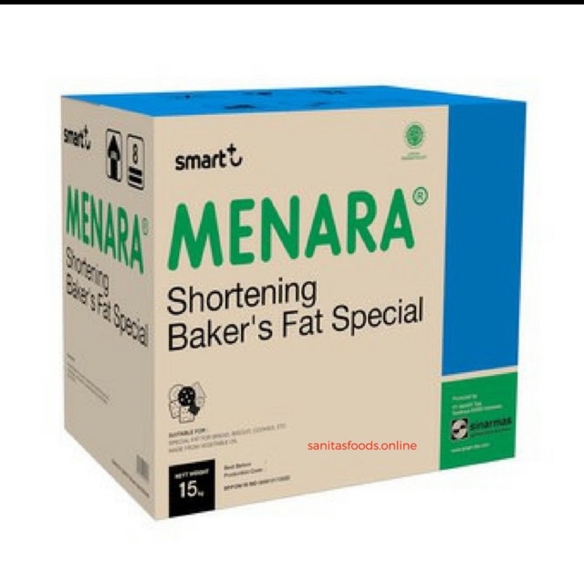 

Menara Mentega Putih 1KG, 500GR , 250GR REPACK Shortening / Baker's Fat