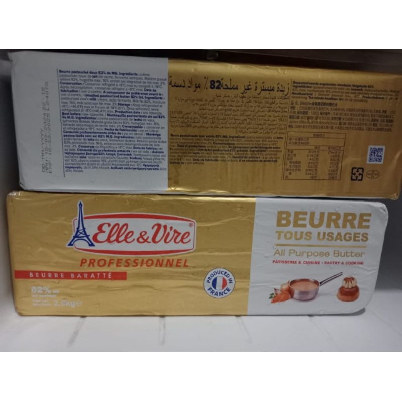 

ELLE & VIRE BUTTER UNSALTED 2.5kg ED 23 Mei 2025