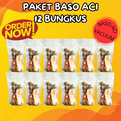 

Paket Baso Aci 12pcs Makanan Instan Paket Hemat Baso Aci