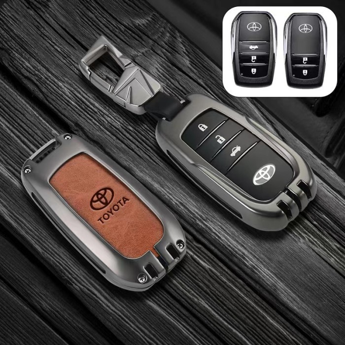 READY COVER CASE REMOTE KEYLESS MOBIL TOYOTA/SMART KEY LEATHER COVER TOYOTA