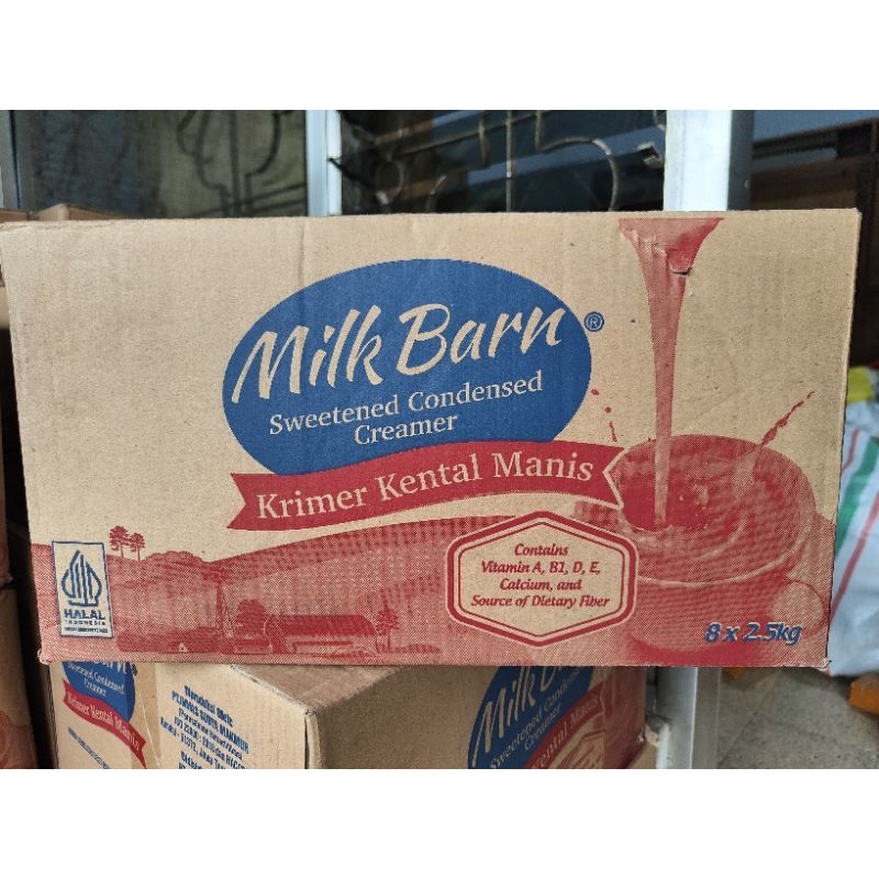 

Susu kental manis MILK BARN 2,5 kg DUS