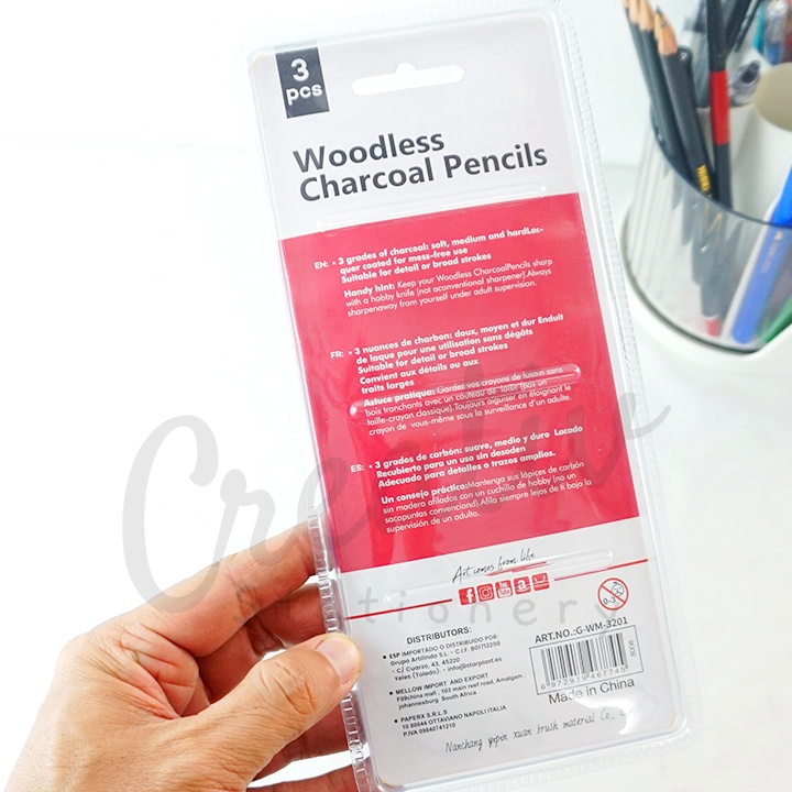 

Giorgione Woodless Charcoal Pencil Pensil Arang G-WM3201