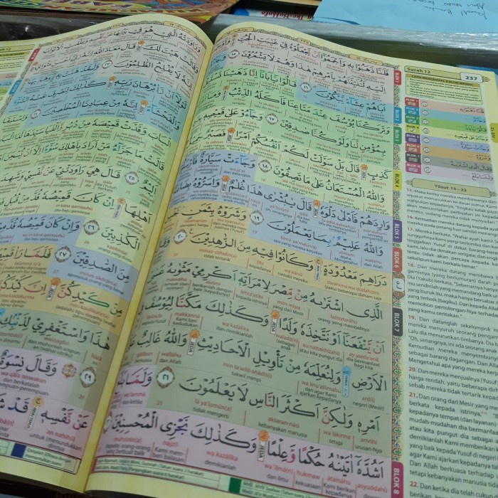 

HJK Al Quran Hafazan Perkata Latin A4 Hc Al Qosbah,Quran Hafalan