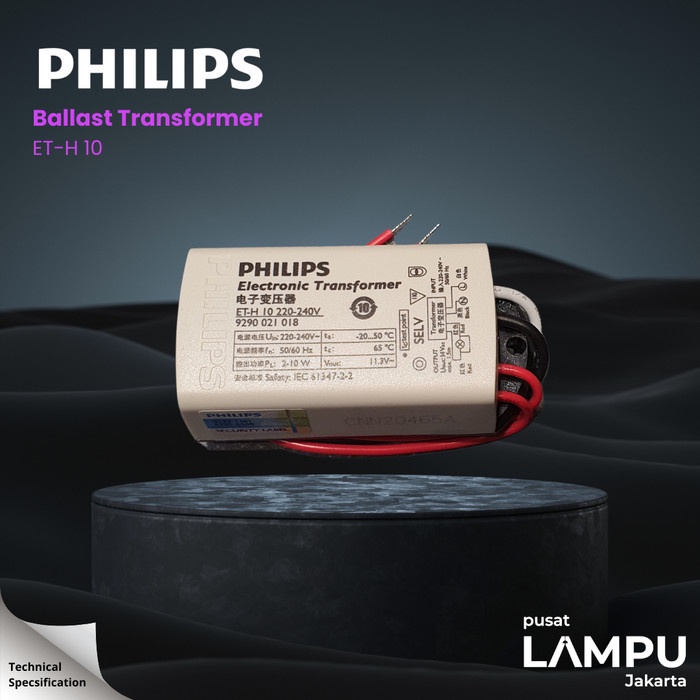 Terlaris Trafo Philips LED 12VOLT ET-H NEW GENERATION UNTUK MR16 PHILIPS 12VOLT SALE