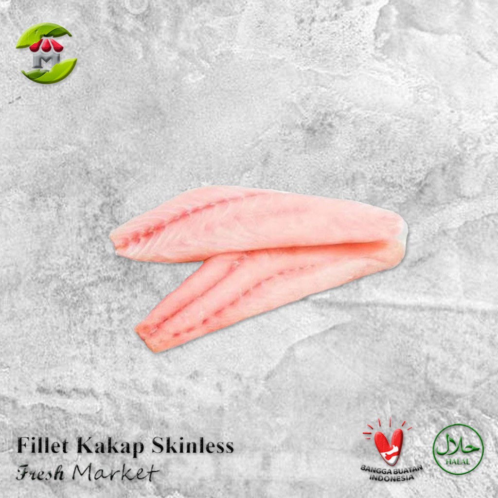 

[JAKTIM] Fillet Kakap Putih Tanpa Kulit Pack 450gr - 500gr
