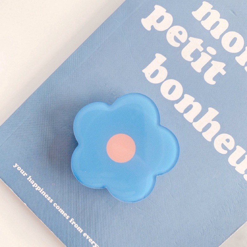 Ready POPSOCKET FLOWER BUNGA ACRYLIC KOREA LUCU / PHONE GRID POP SOKET CHARACTER AKRILIK KOREAN