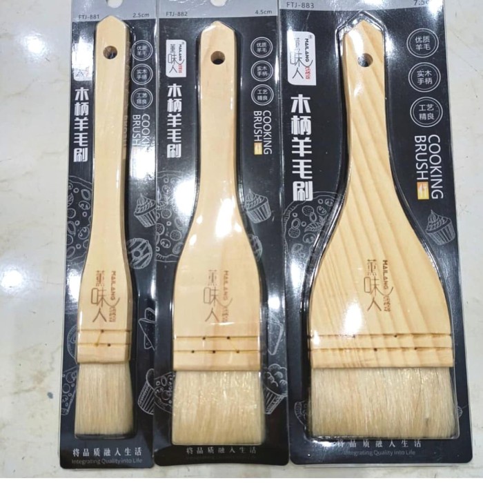 

..... Kuas Bulu Domba Tidak Rontok / Kuas Roti / Cooking Brush