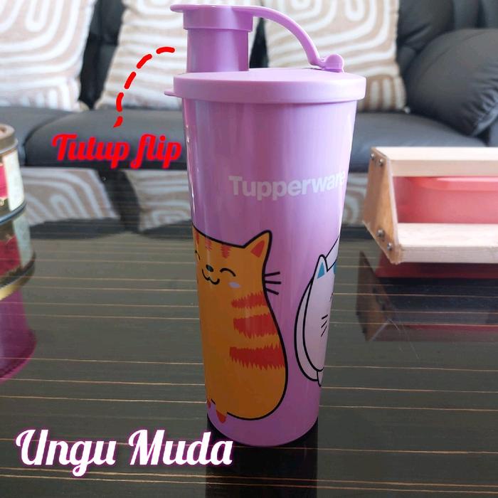 Tupperware  Bear Tumbler 470 ml cat tumbler 470 ml tumbker anak tumbler sekolah tumbler lucu