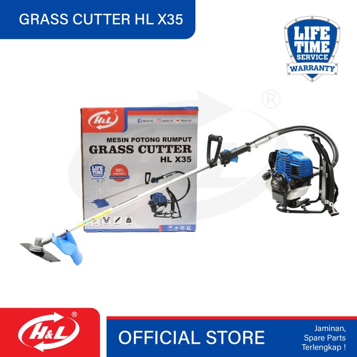 Jual [READY] HL Mesin Potong Rumput Gendong 4 Tak / Grass Cutter HL X35
