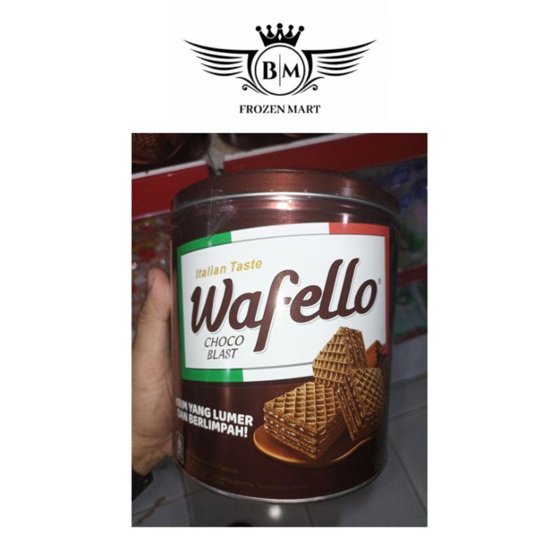 

HJ Wafello Wafer Coklat Kaleng 234gr.
