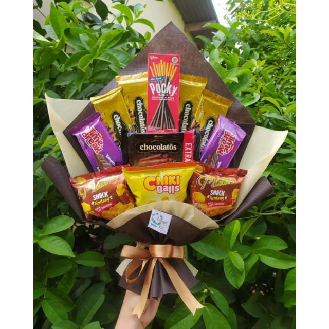 

HJ (S) Buket snack keren lucu/pacar/kekasih/hadiah wisuda/paket/bingkisan Snack Ulang Tahun/Ultah/