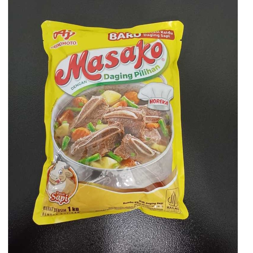

Masako Bumbu Kaldu Ayam dan Sapi Penyedap Rasa 1 Kg