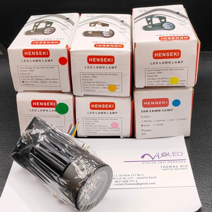 Lampu Taman Henseki 3w