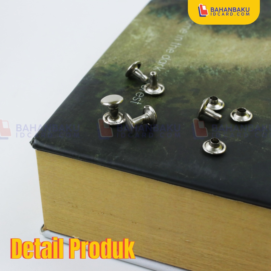 

paku rivet ripet centang keling bolak balik mata itik pita lanyard 8 mm