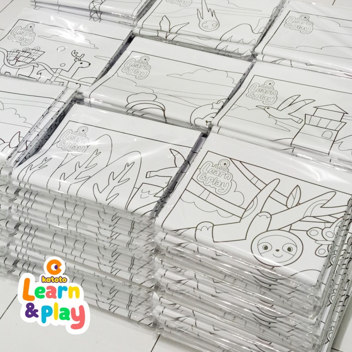HJK JUMBO COLORING SHEET LEMBAR MEWARNAI BESAR GIANT POSTER DOODLE RAKSASA