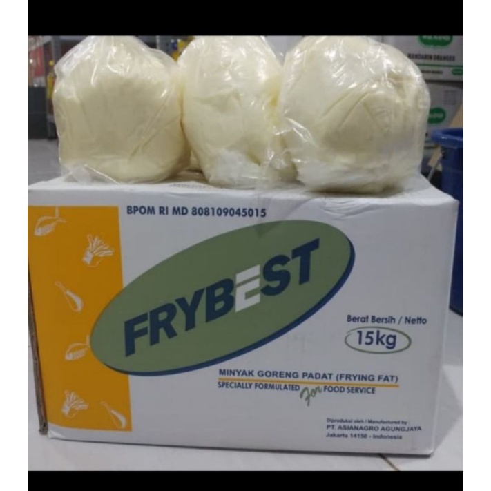 

Minyak Goreng Beku/Padat Frybest 1Kg