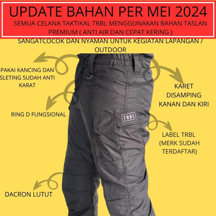 KeCe BIG SIZE Celana Tactical Wanita Celana Panjang Tactical Cewek Celana Lapangan Outdoor Banyak