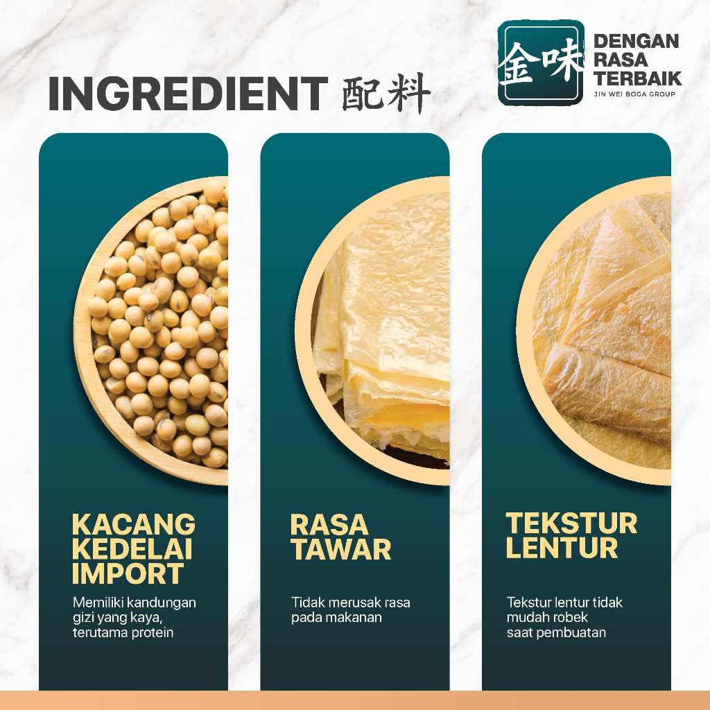 

DRT - KULIT TAHU TAWAR KUNING 12X12 ISI 50PCS HALAL TEKSTUR LENTUR UNTUK LUMPIA AYAM/UDANG,EKADO
