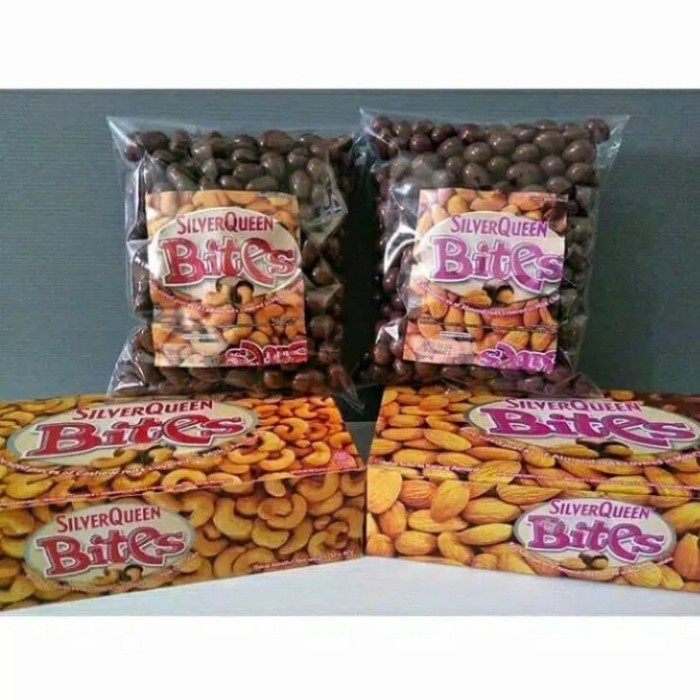 

Silverqueen bites almond & cashew 500gr packing standar kami adal