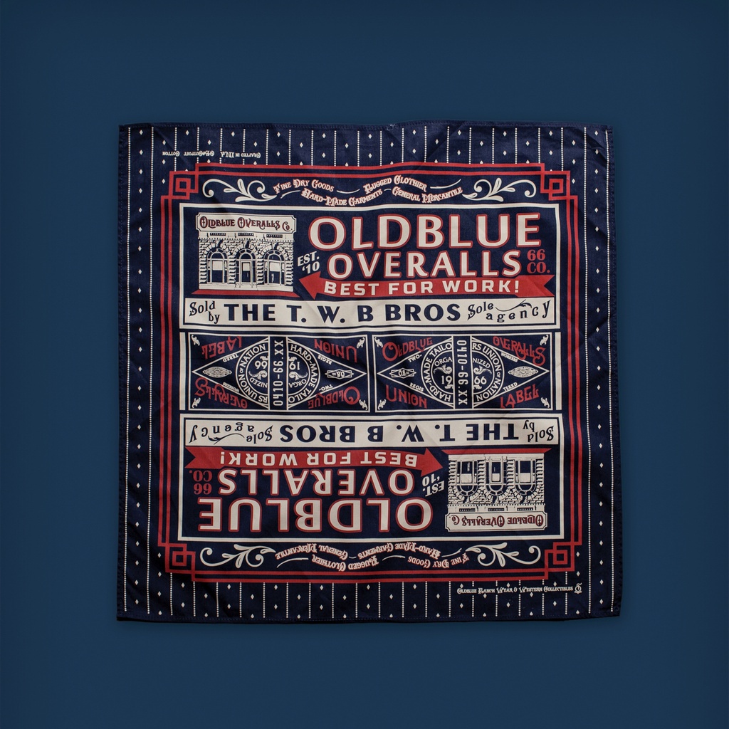 ACCMT- Oldblue Co. Bandana - The Mercantile